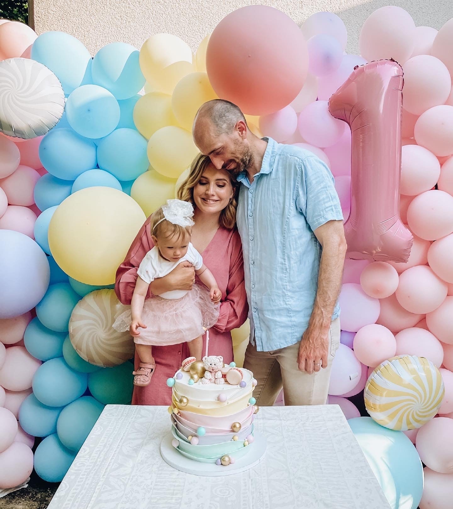 💗 PRAZNOVANJE 1. ROJSTNEGA DNE MALE RUBI 💗 - HČERKICE AJDE SITAR