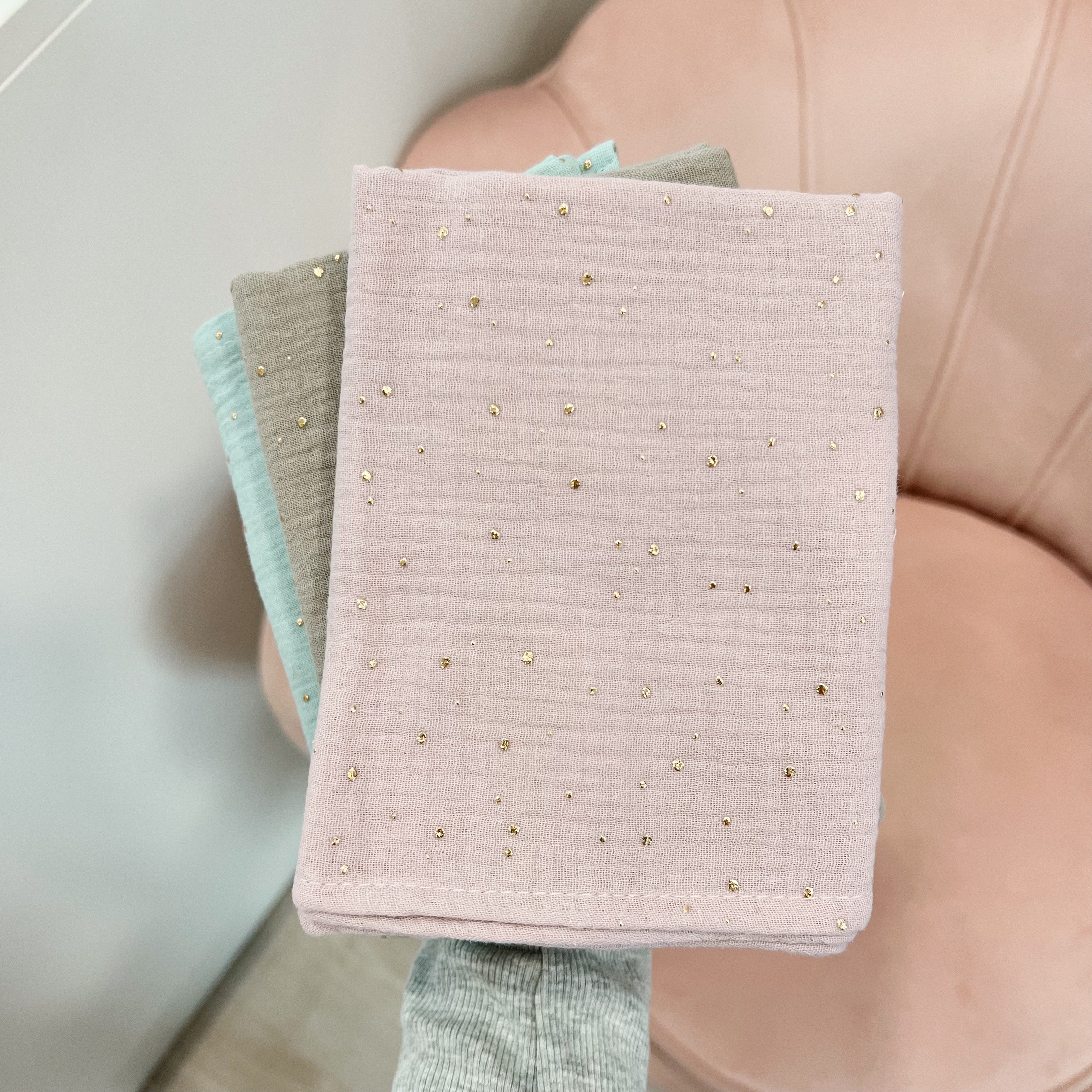 Pamučna tetra pelena - Soft pink