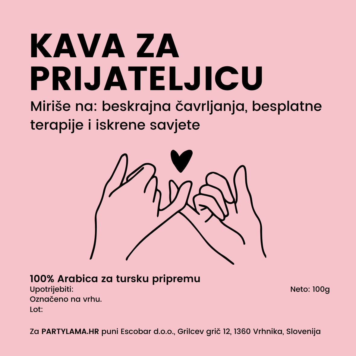 Specialty kava - Za prijateljicu