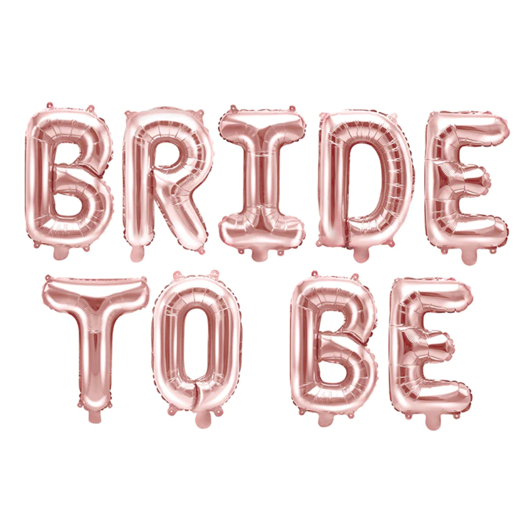 Balon folija natpis - Bride to be