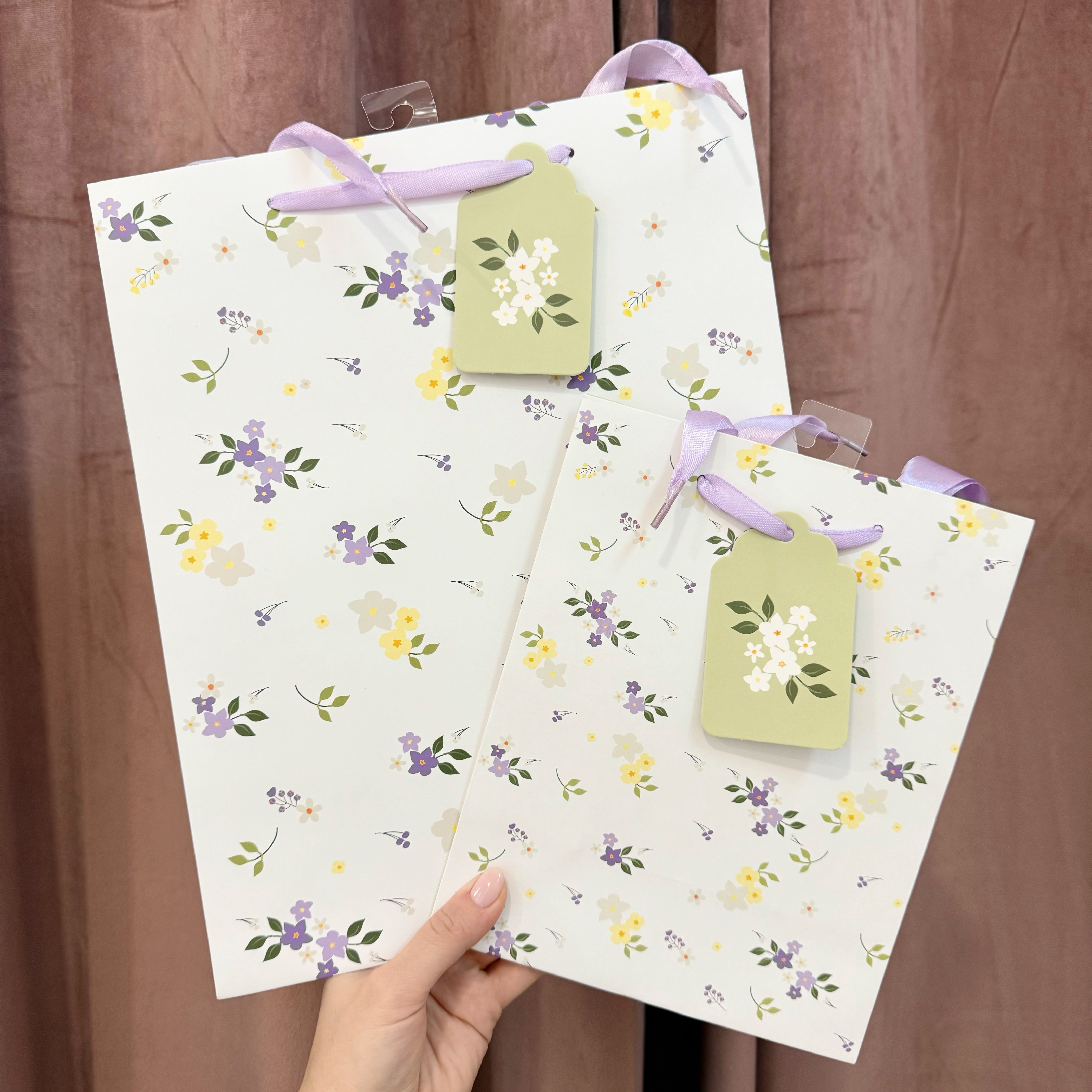 Poklon vrećica - Floral lila