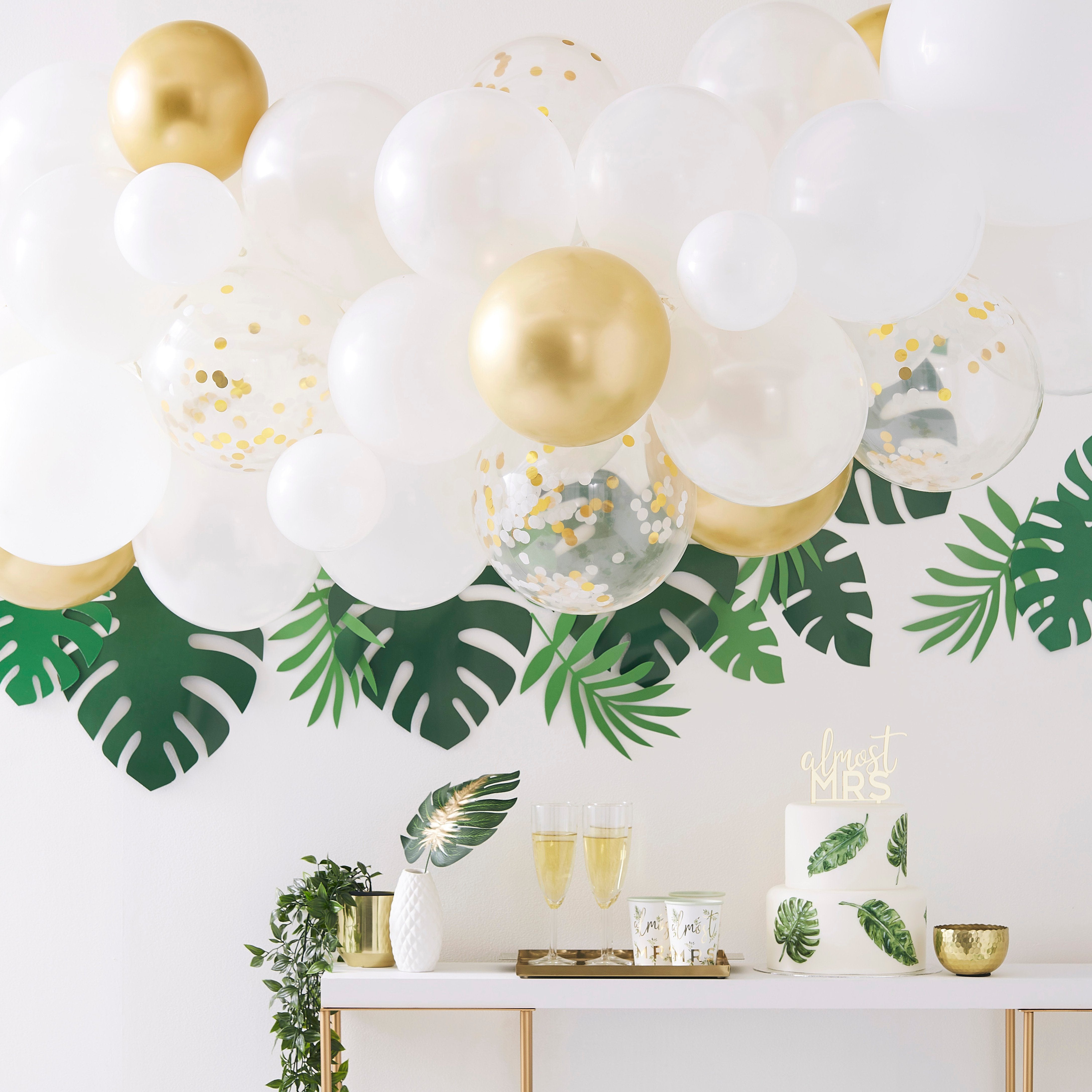 Balonska girlanda Ginger Ray - Gold Chrome