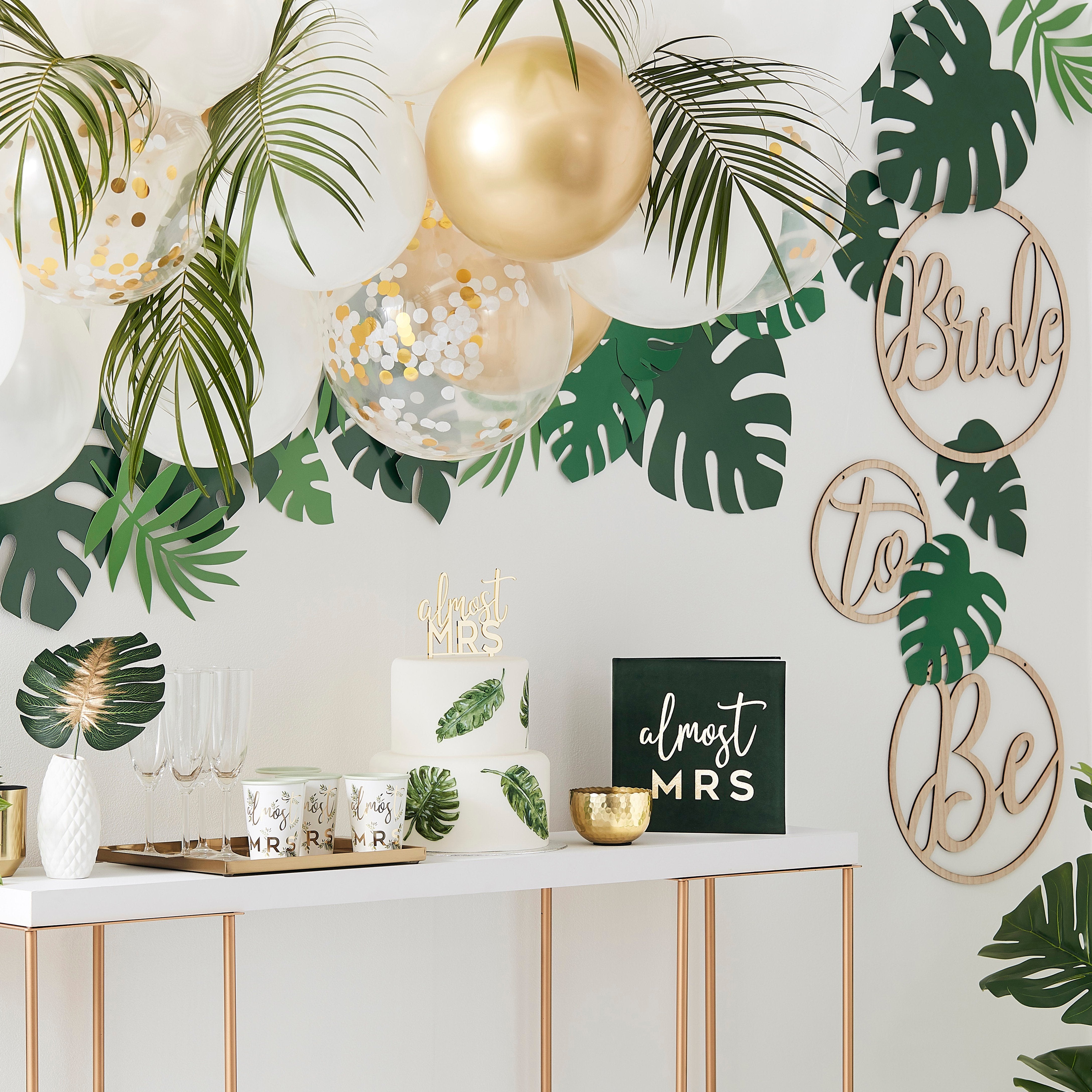 Balonska girlanda Ginger Ray - Gold Chrome