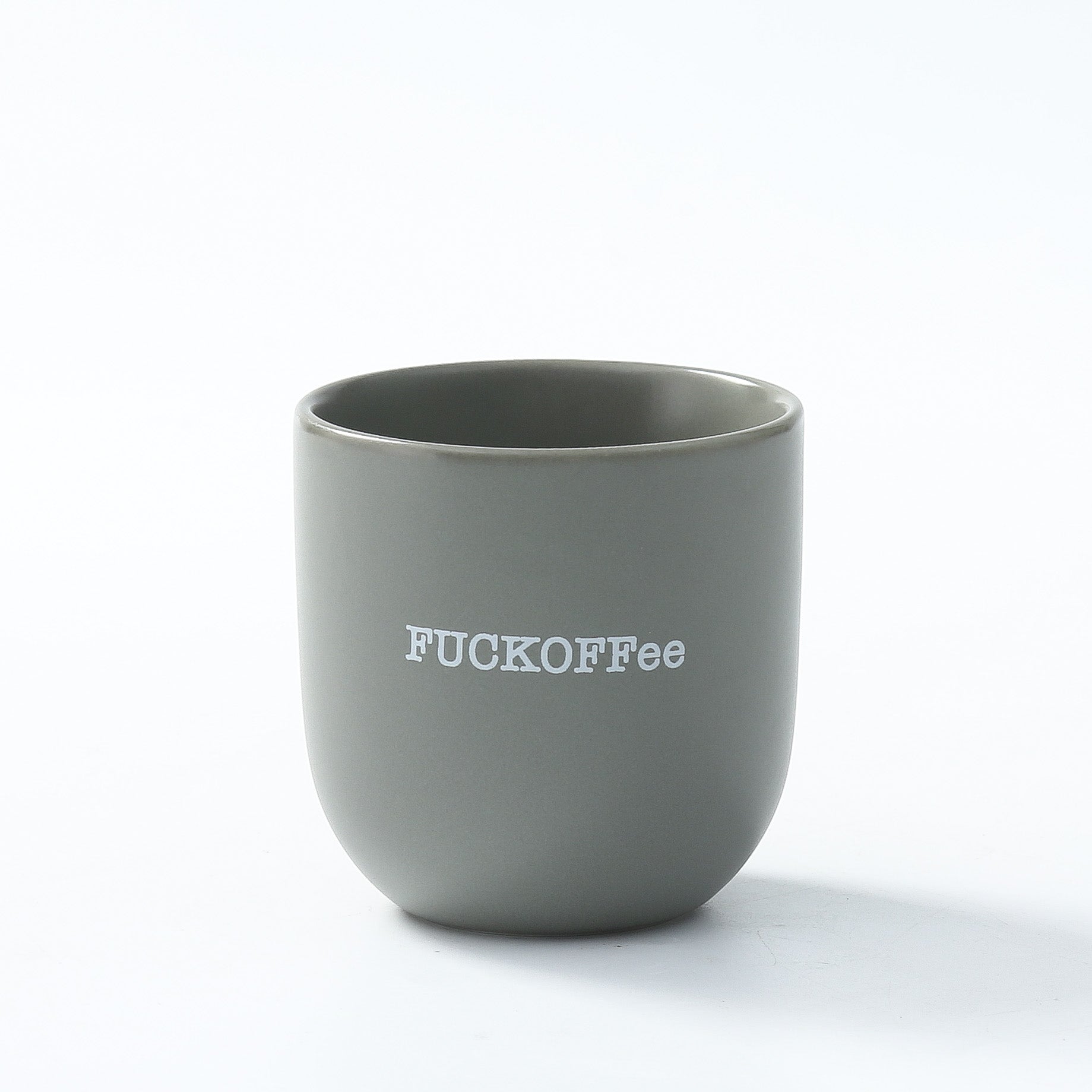 Šalica - FUCKOFFee, light grey