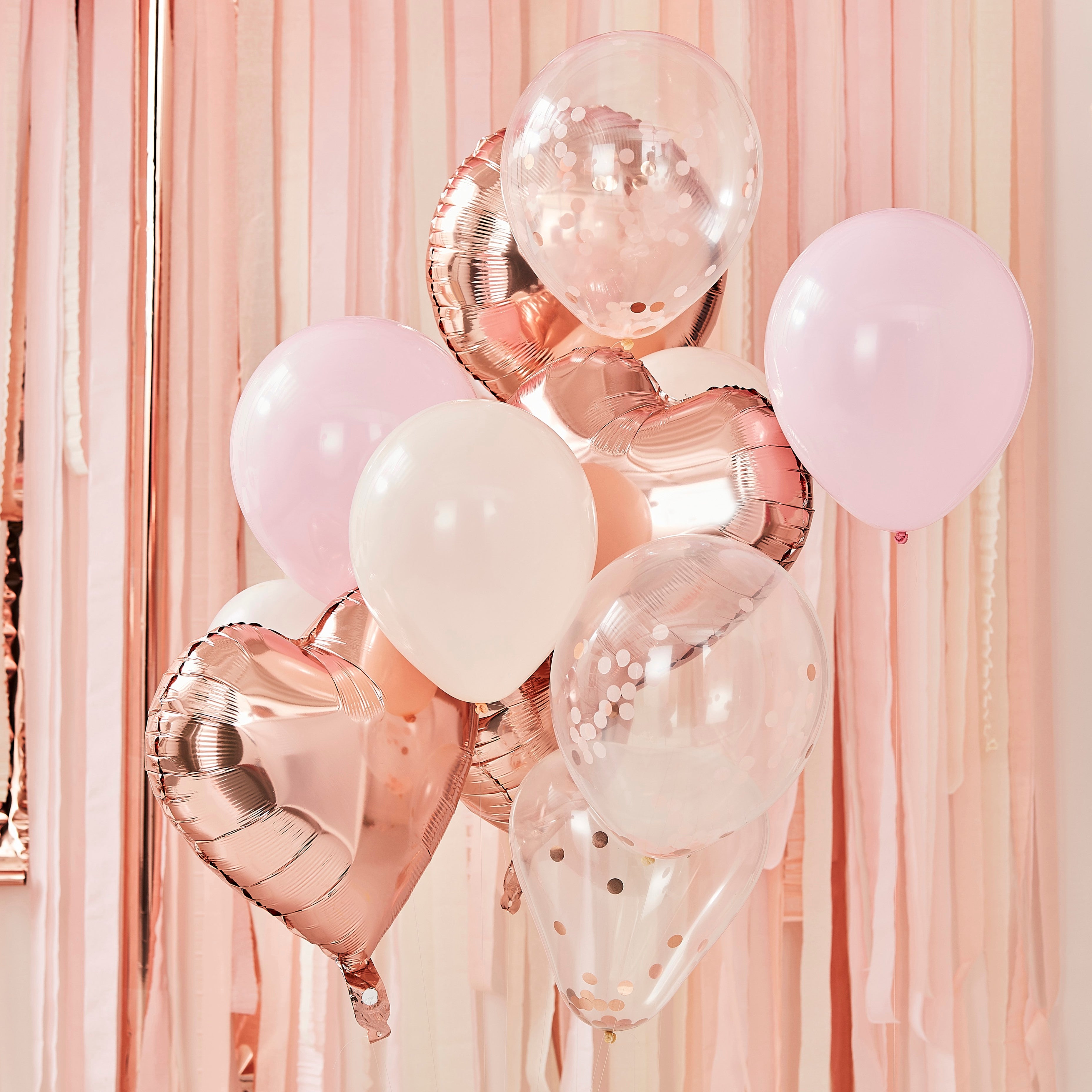 Helij šop Ginger Ray - Blush And Rose Gold