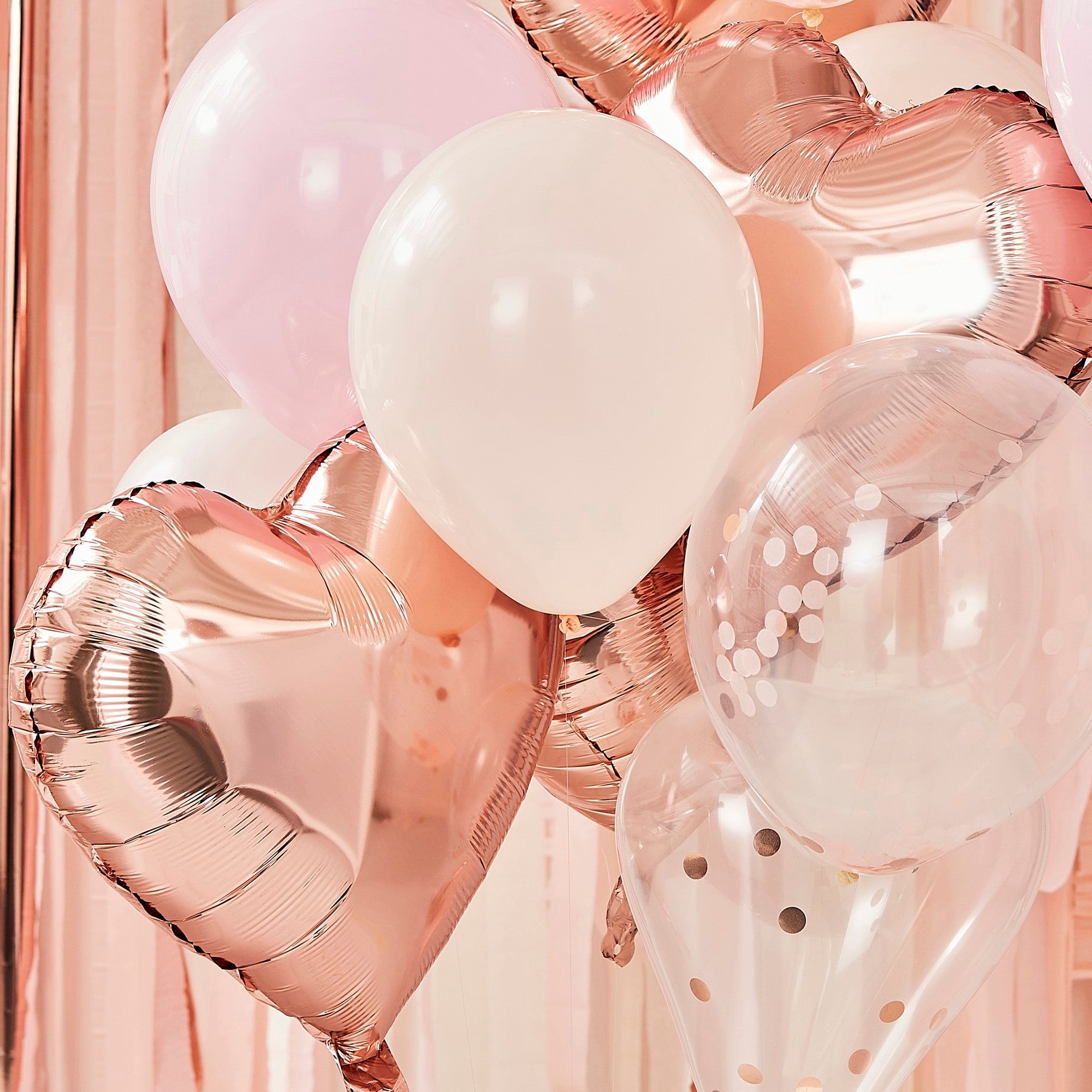 Helij šop Ginger Ray - Blush And Rose Gold