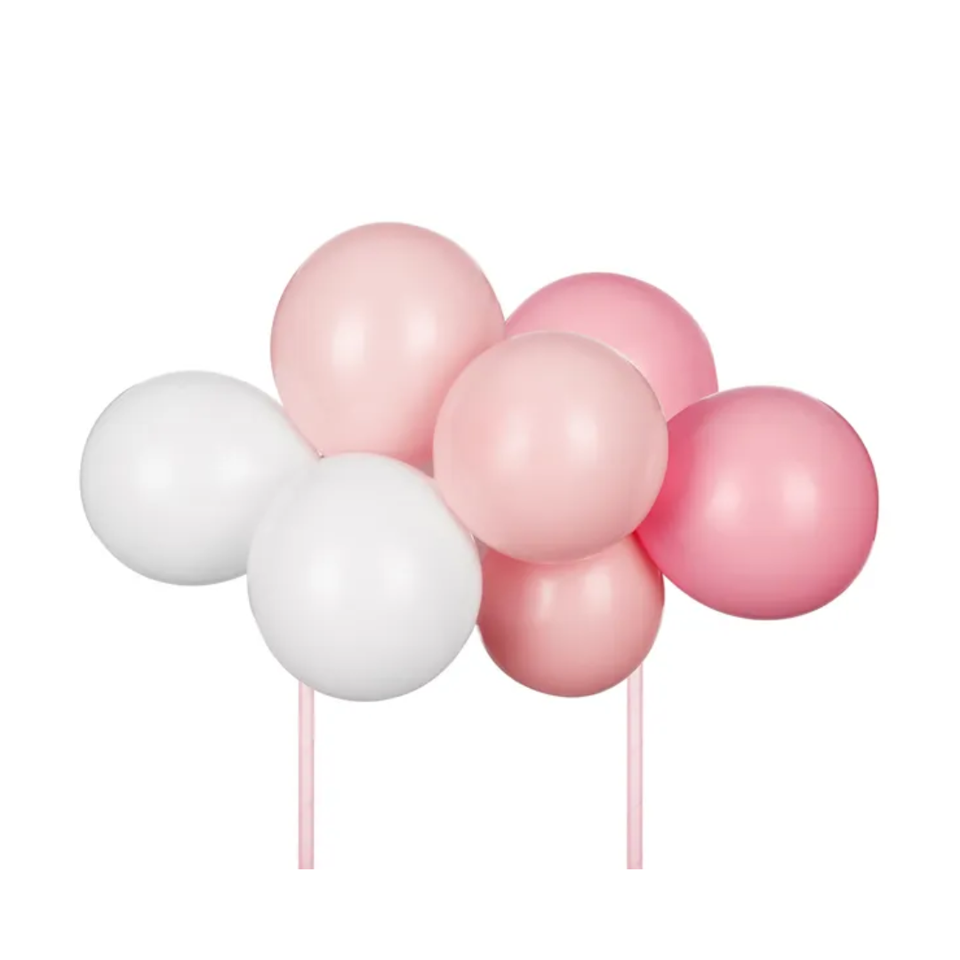 Balloon cake topper - Light pink