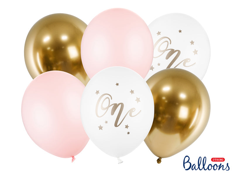 Baloni - One, roze (6 kom.)