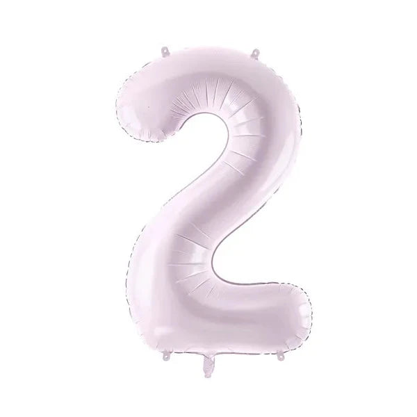 Balon številka - 2, lila, 72 cm