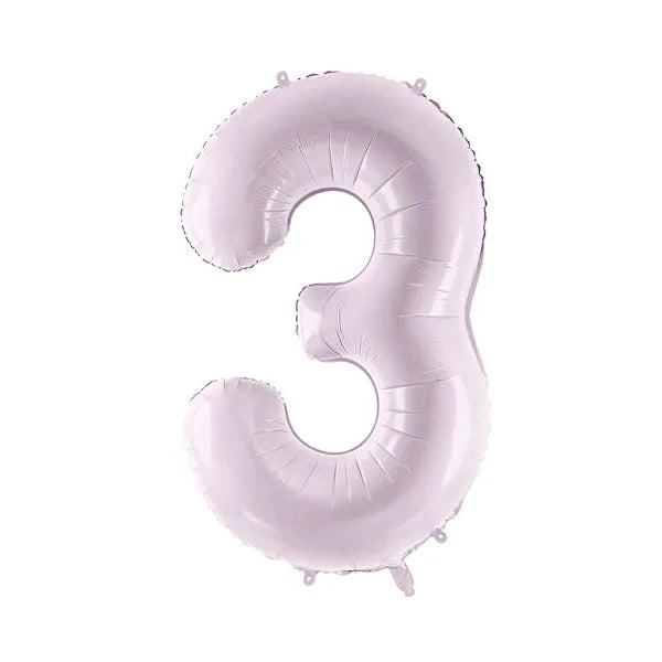 Balon številka - 3, lila, 72 cm