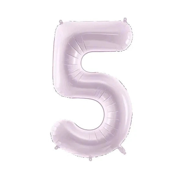 Balon številka - 5, lila, 72 cm