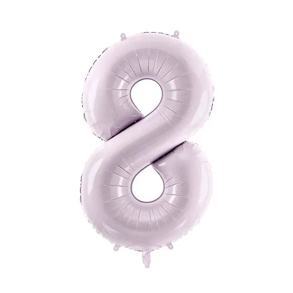 Balon številka - 8, lila, 72 cm