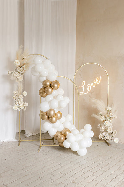 Luk od balona - White & Gold