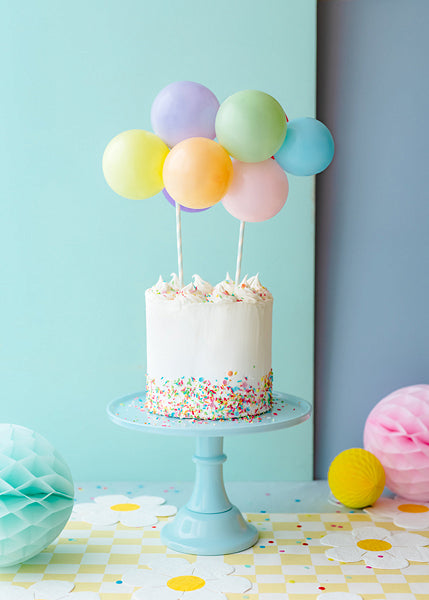 Balloon cake topper - Rainbow