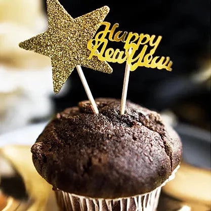 Zlati konfeti happy new year