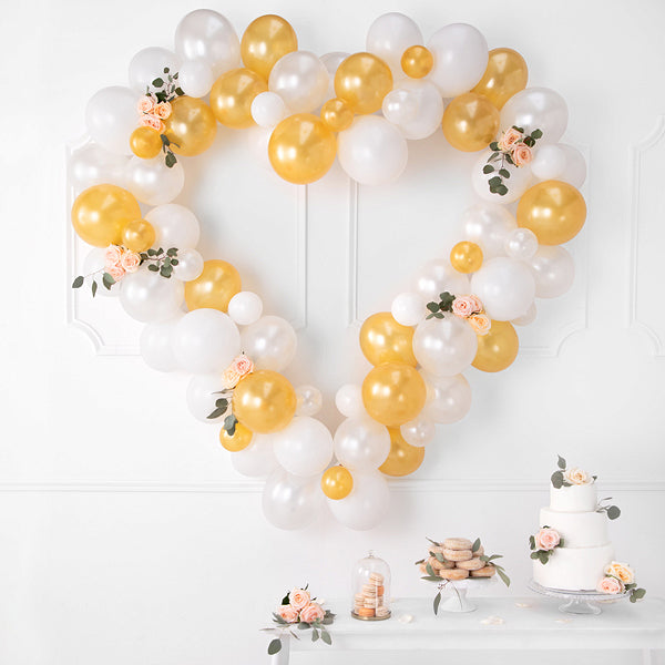 Baloni Mini - Metallic Pure White, 100 kom
