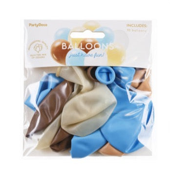 Paket balona - Brown & blue, 10 kom