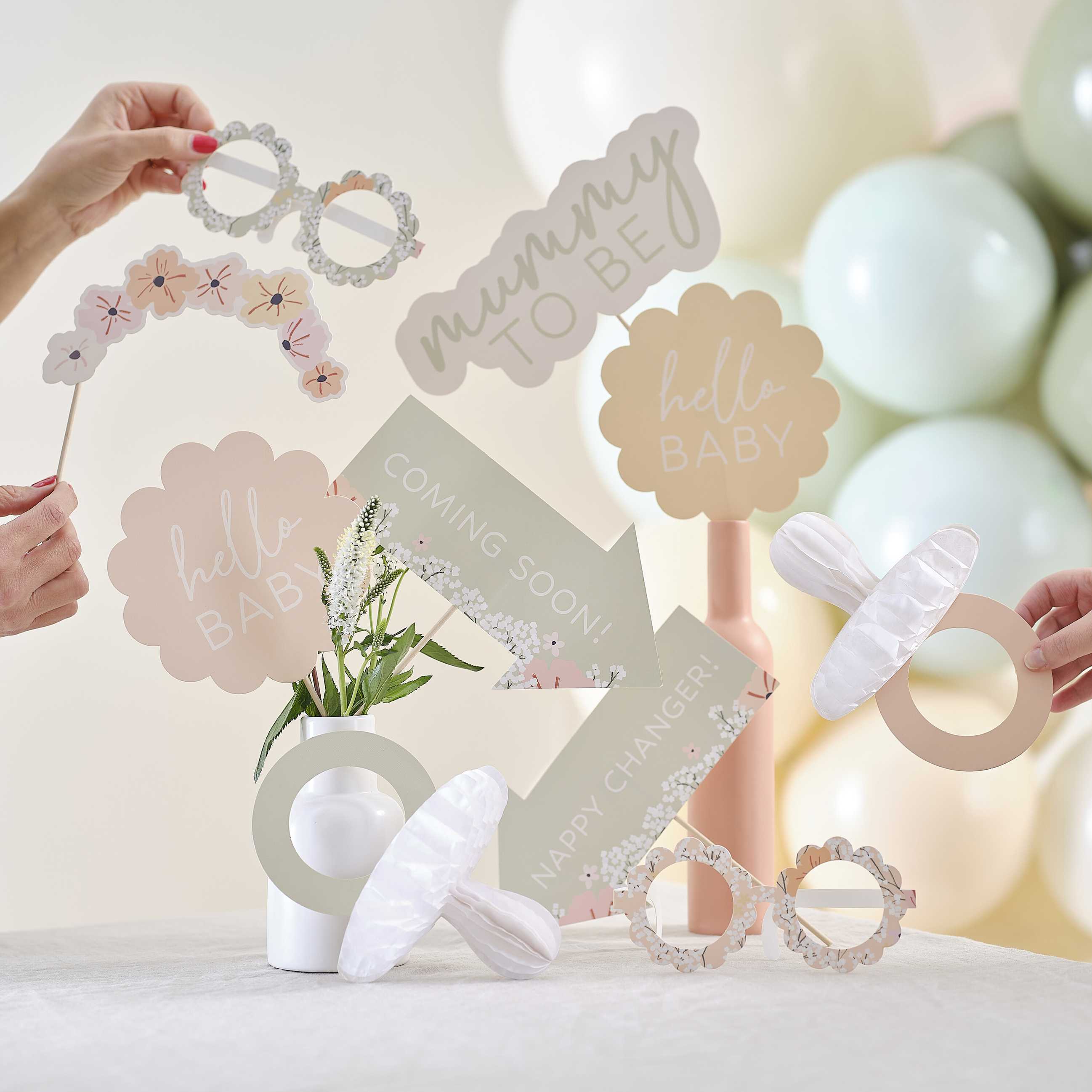 Photo props Ginger Ray - Floral Baby