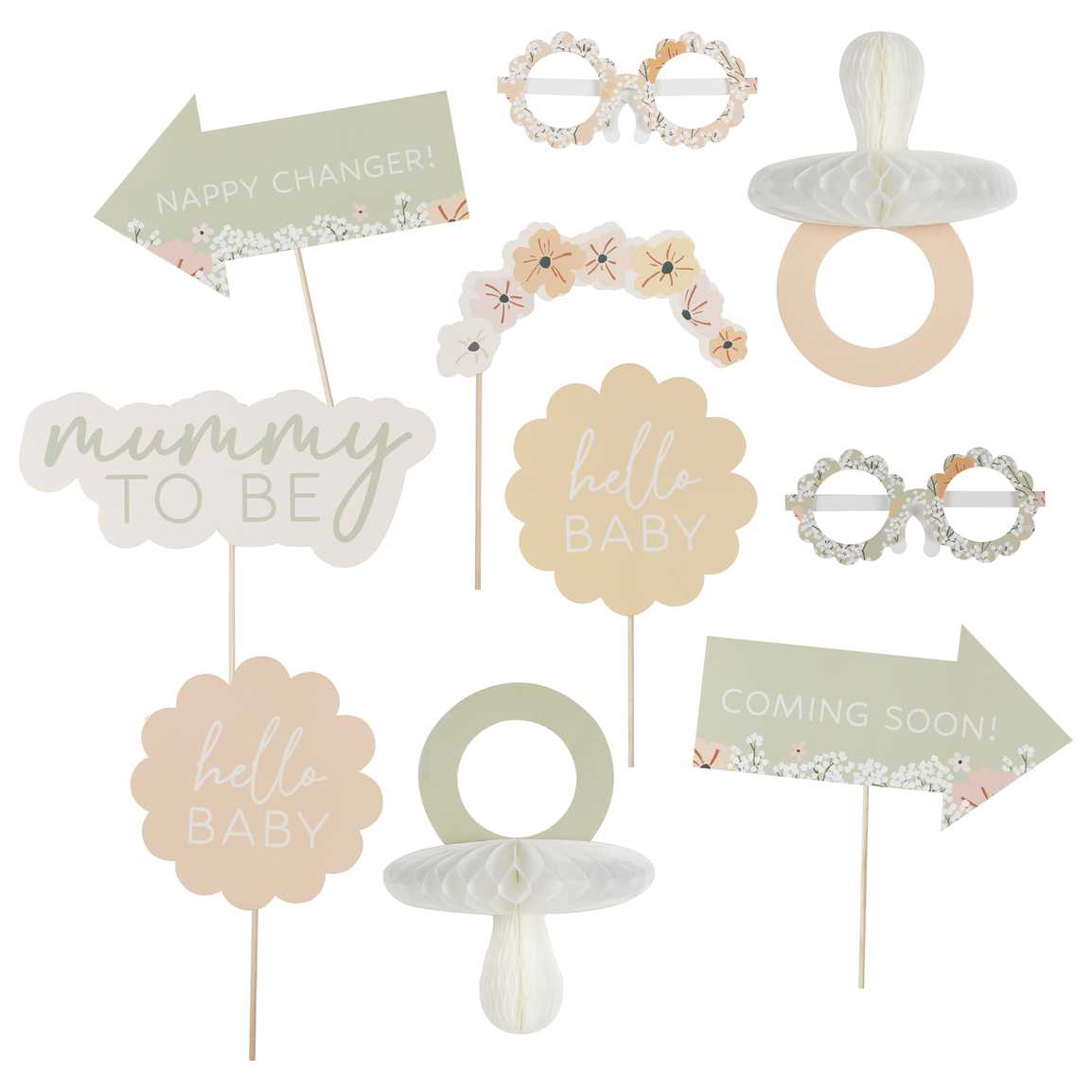 Photo props Ginger Ray - Floral Baby