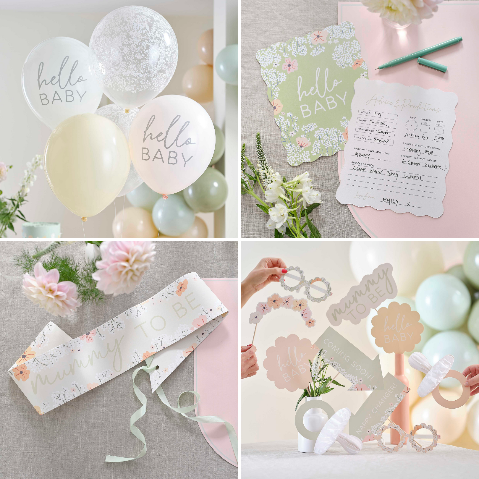 Baby shower paket - Floral