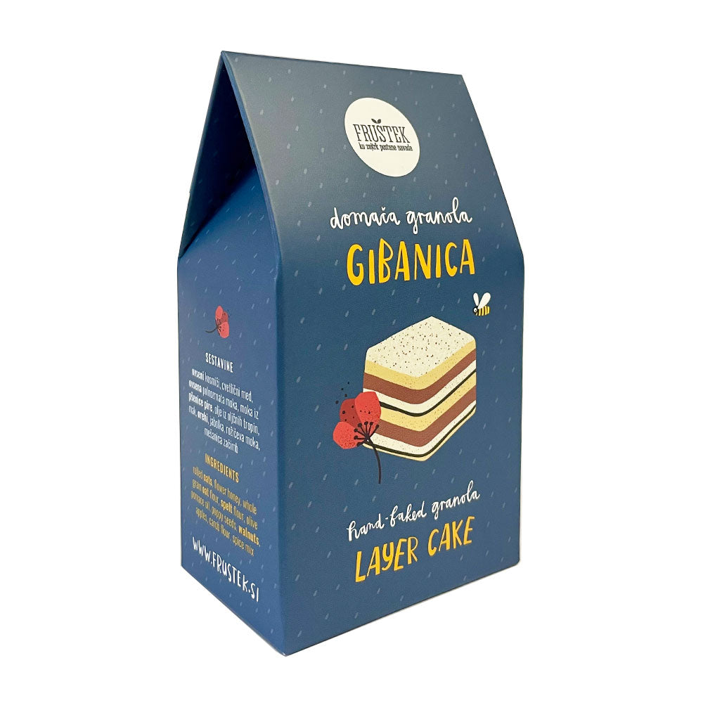 Hrustljava granola Gibanica “hiška”