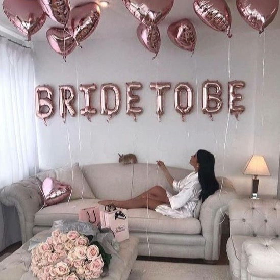 Balon folija natpis - Bride to be