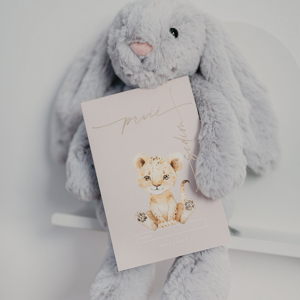 Kartice s prekretnicama za bebe - prva