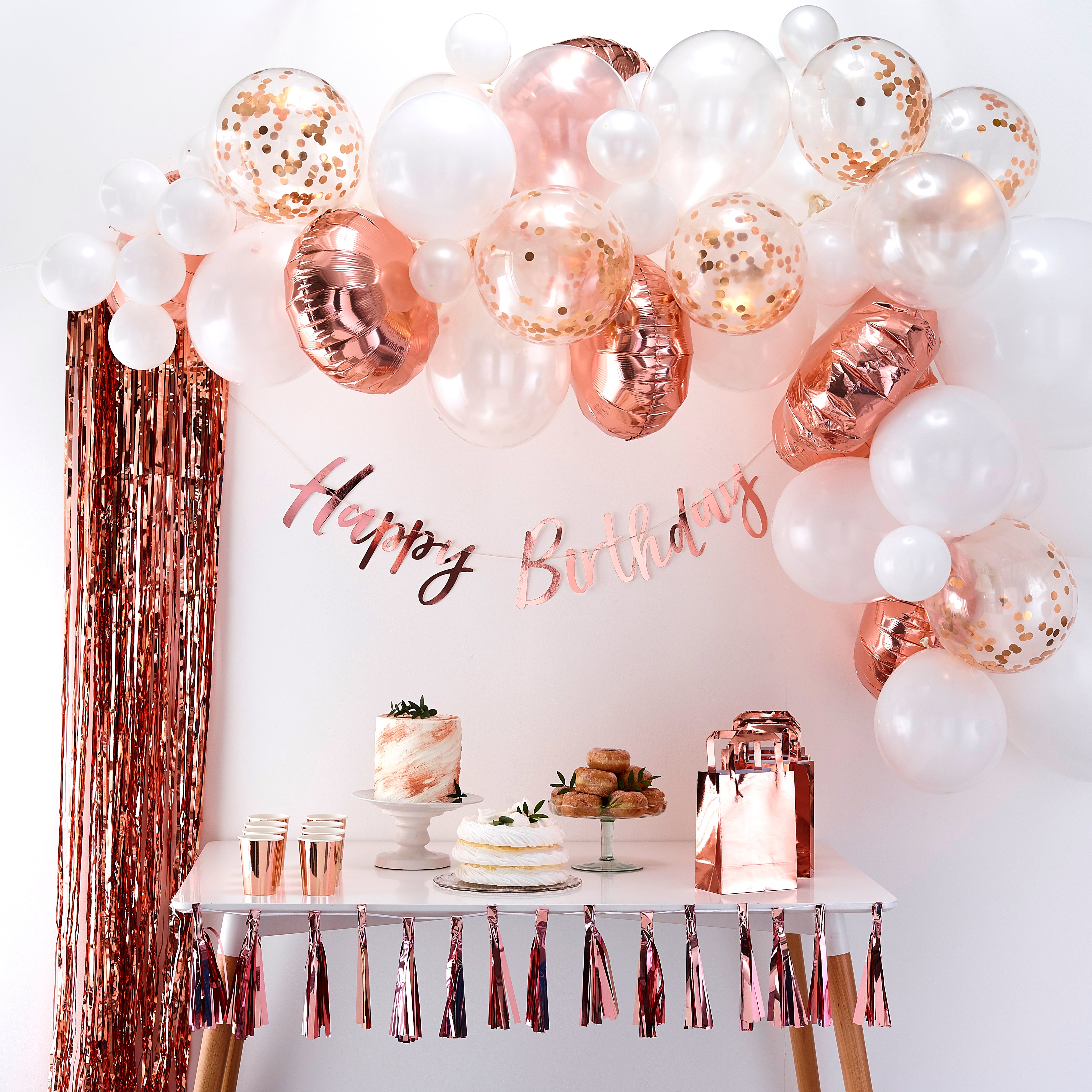 Balonska girlanda Ginger Ray - Rose Gold