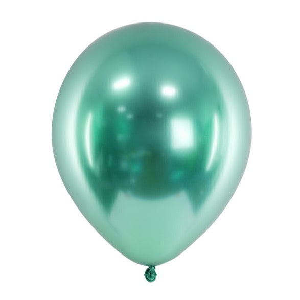 Sjajni balon - Bottle Green, 30 cm - 50 kom