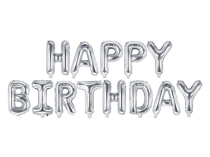 Folija balon napis Happy birthday