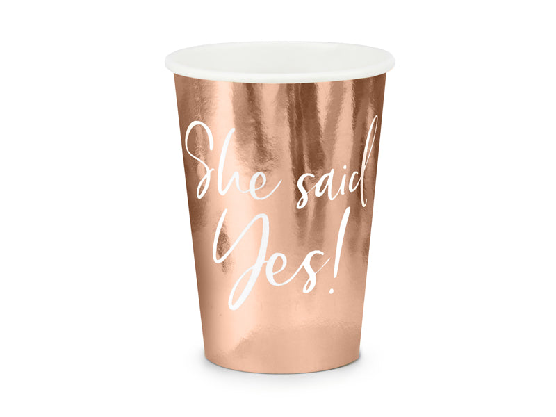 Papirnate čaše - She said yes!