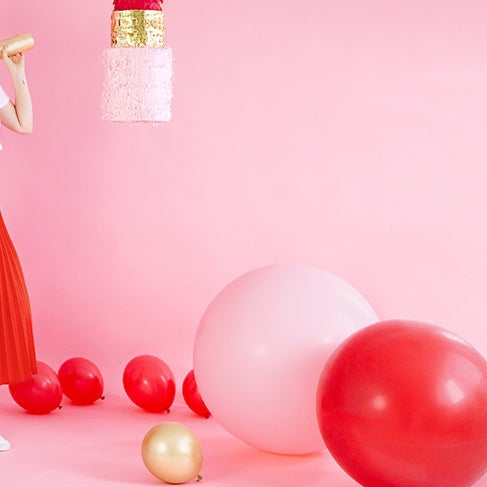 Jumbo balon - Pastel Red, 100 cm