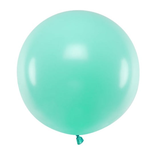 velik okrogel mint balon