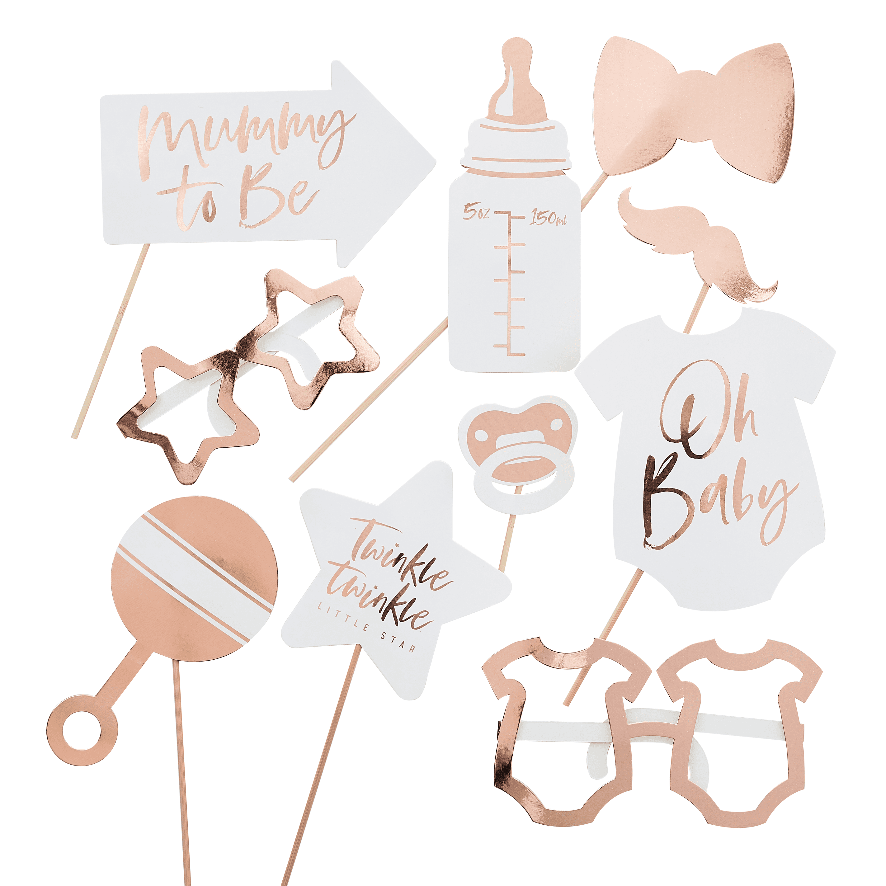 Foto rekviziti Ginger Ray - Twinkle twinkle, Rose gold