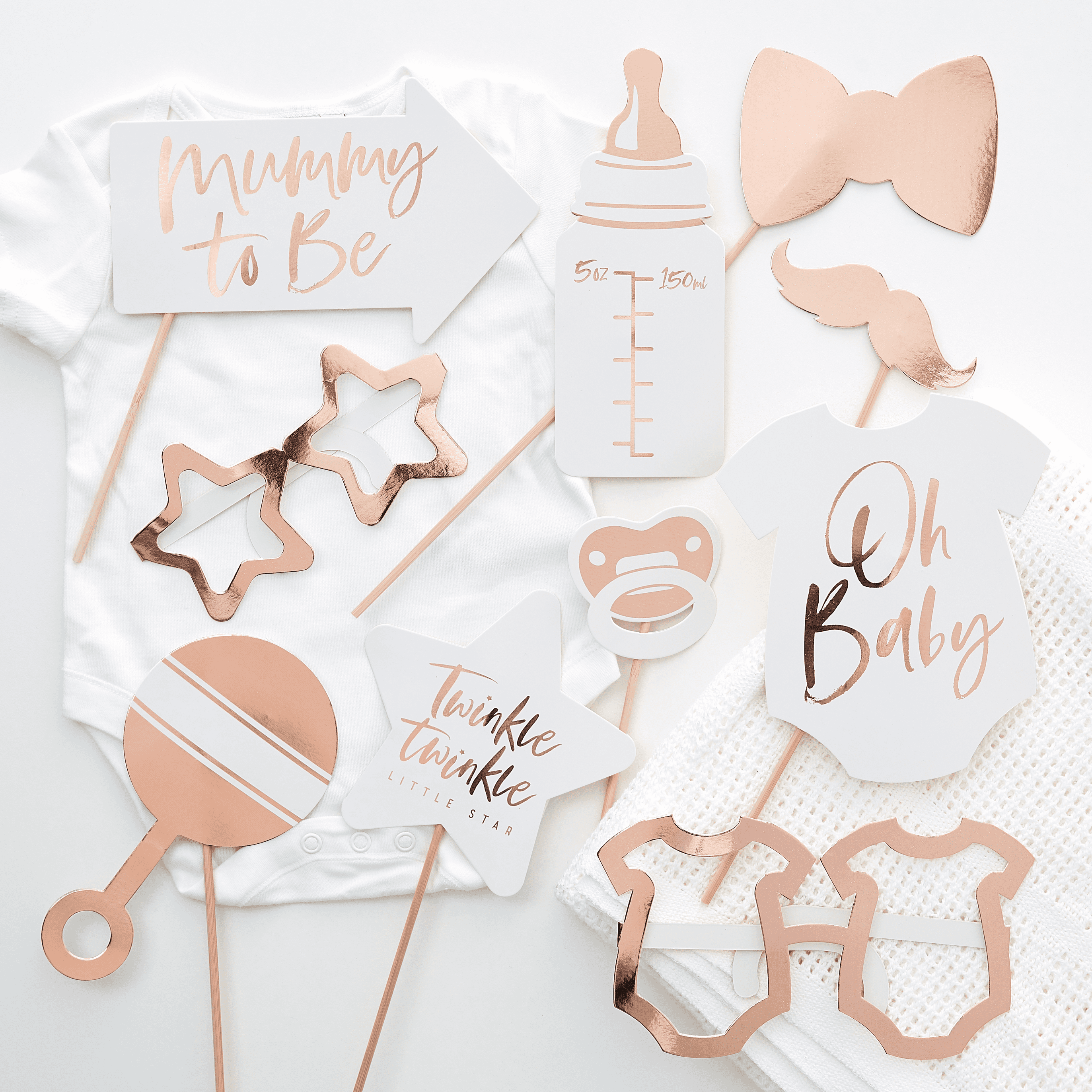 Foto rekviziti Ginger Ray - Twinkle twinkle, Rose gold