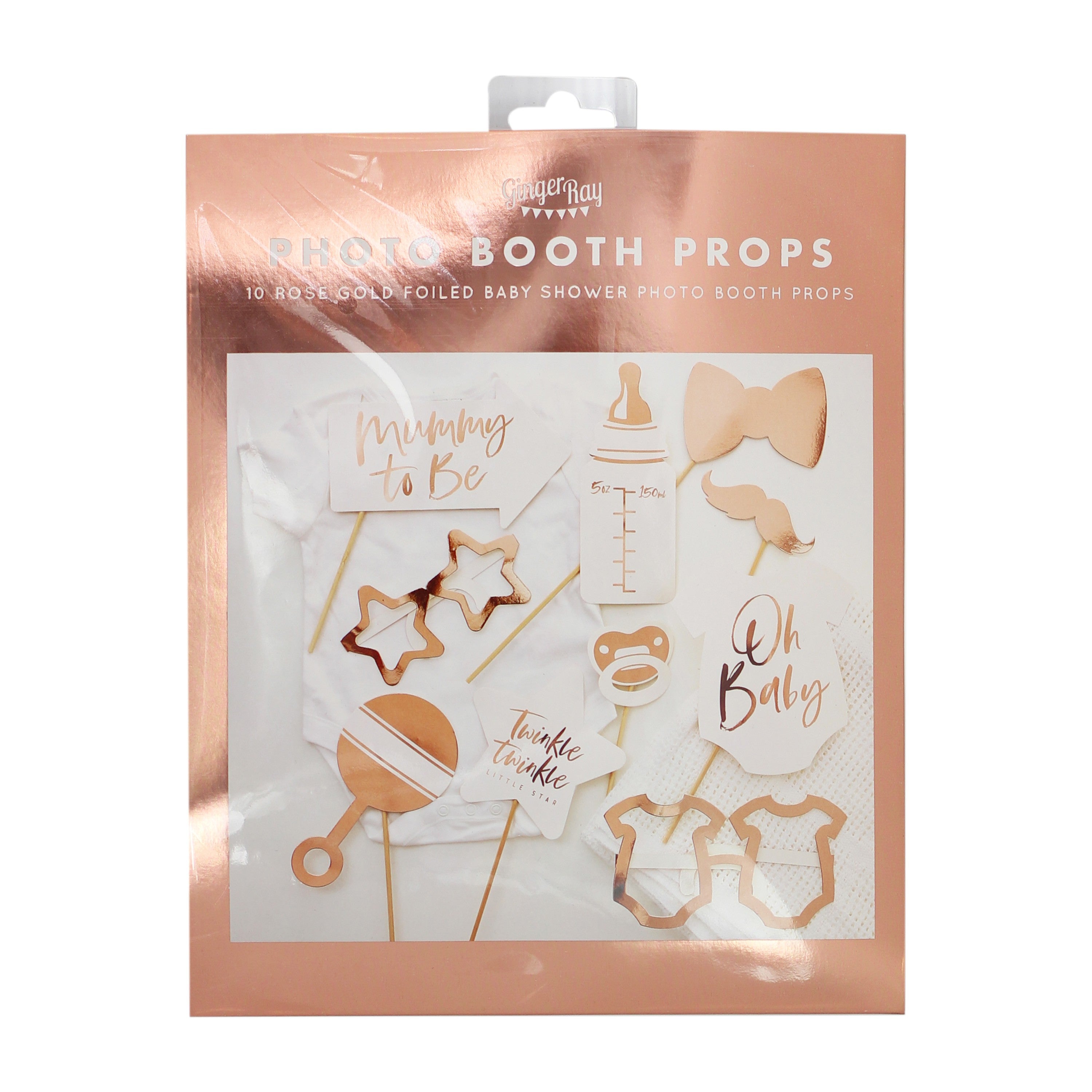 Foto rekviziti Ginger Ray - Twinkle twinkle, Rose gold