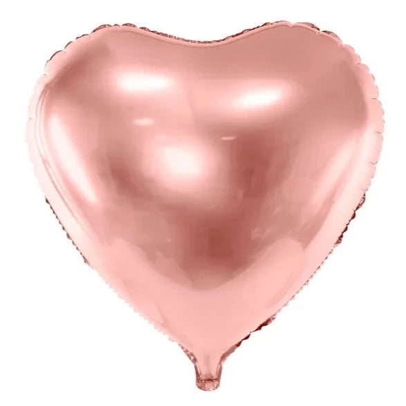 Balon od folije - Srce, Rose Gold (60 cm)