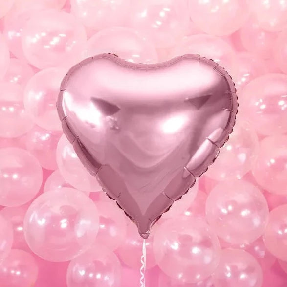 Balon od folije - Srce, Pink (60 cm)