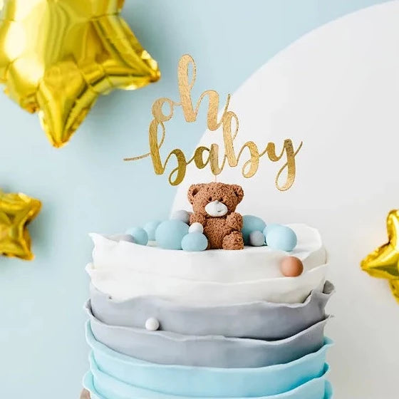baby shower cake toper