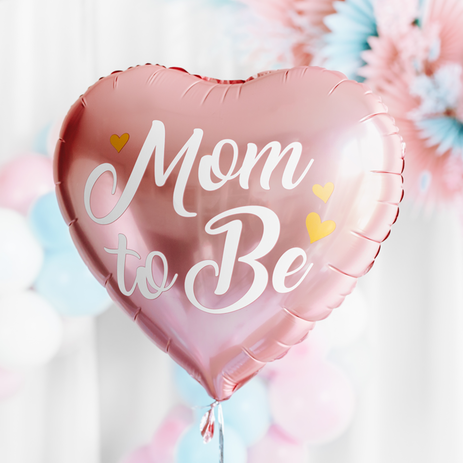 mom to be balon srček