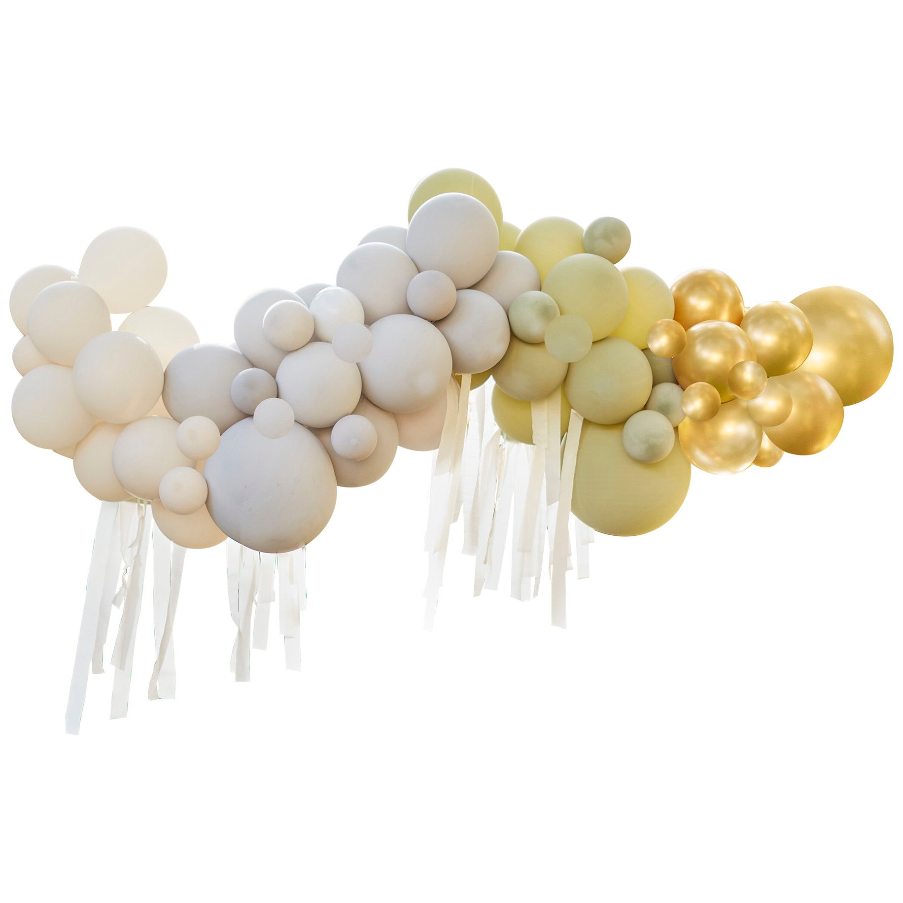 Balonska girlanda Ginger Ray - Green, Cream & Gold