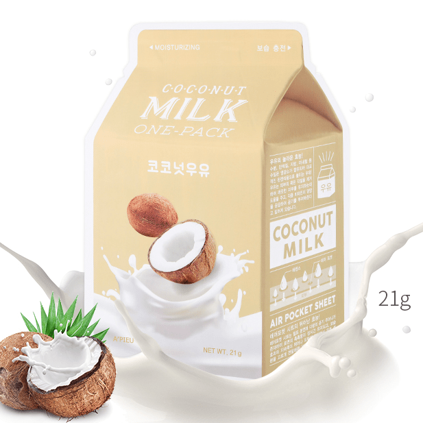 maska za obraz coconut milk