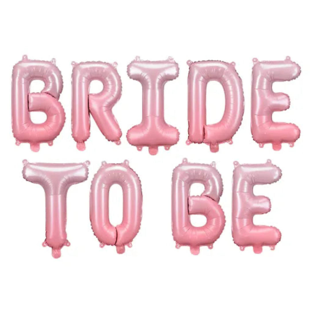 Balon folija natpis - Bride to be, Pink