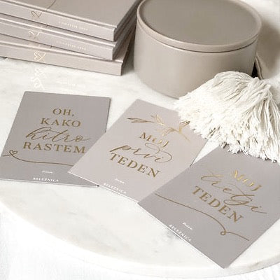 Darilni paket - Ob rojstvu, roza