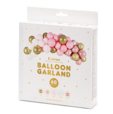 Balonska girlanda - Pink & Gold