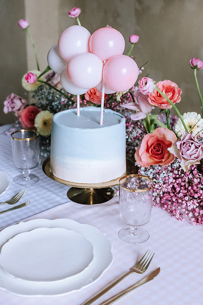 Balloon cake topper - Light pink