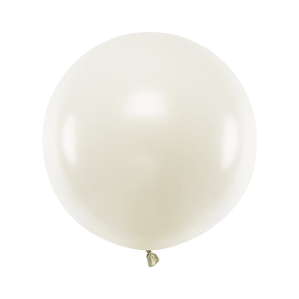 Jumbo balon - Pastel svijetlo krem, 60 cm