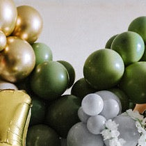Baloni mini - Pastel Rosemary Green 12 cm, 100 kom