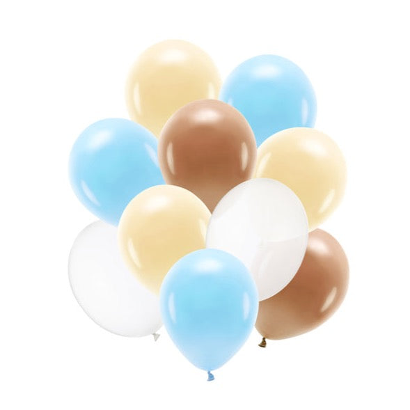 Paket balona - Brown & blue, 10 kom