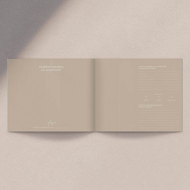 Dječja bilježnica - bež